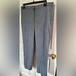 Talbots blue sharkskin dress pants fully-lined Sz 16. $12